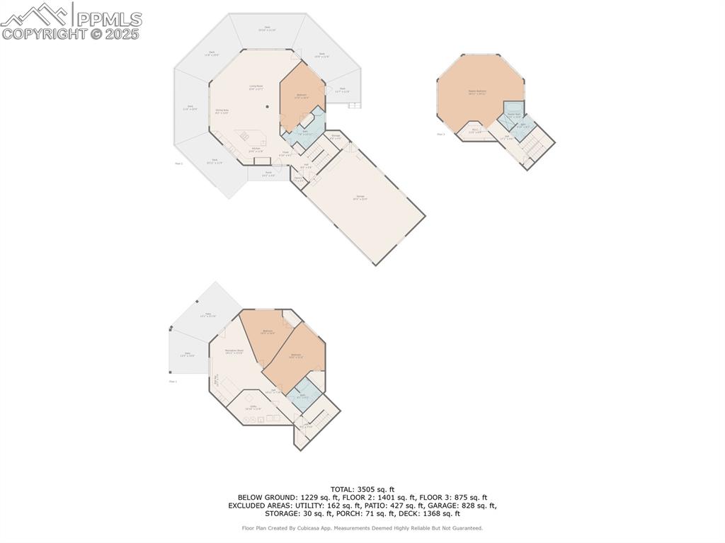 Image 2 of 50: View of floor plan / room layout