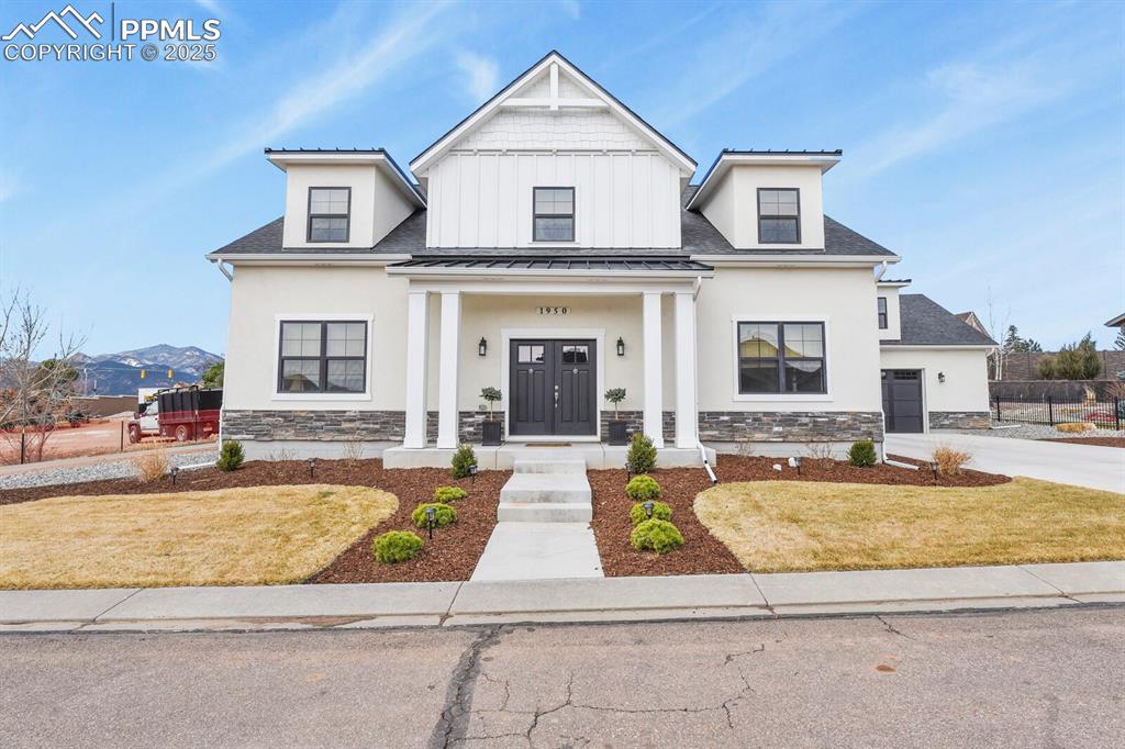 Caption: Front of Structure