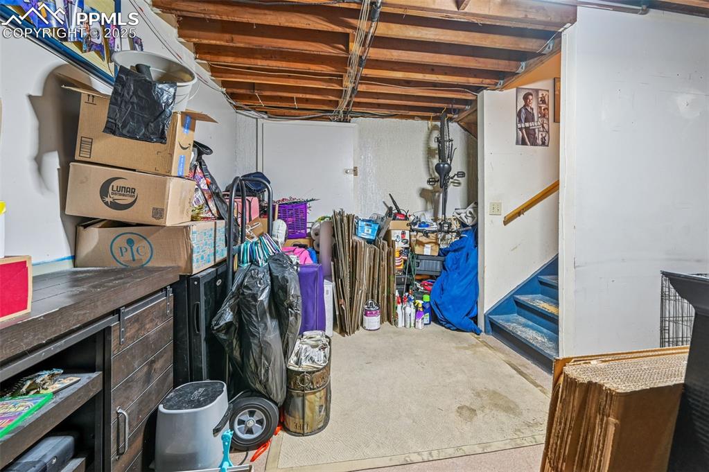 Image 20 of 21: View of unfinished basement