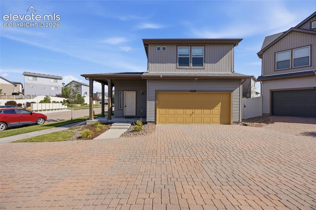 Caption: Front of Structure