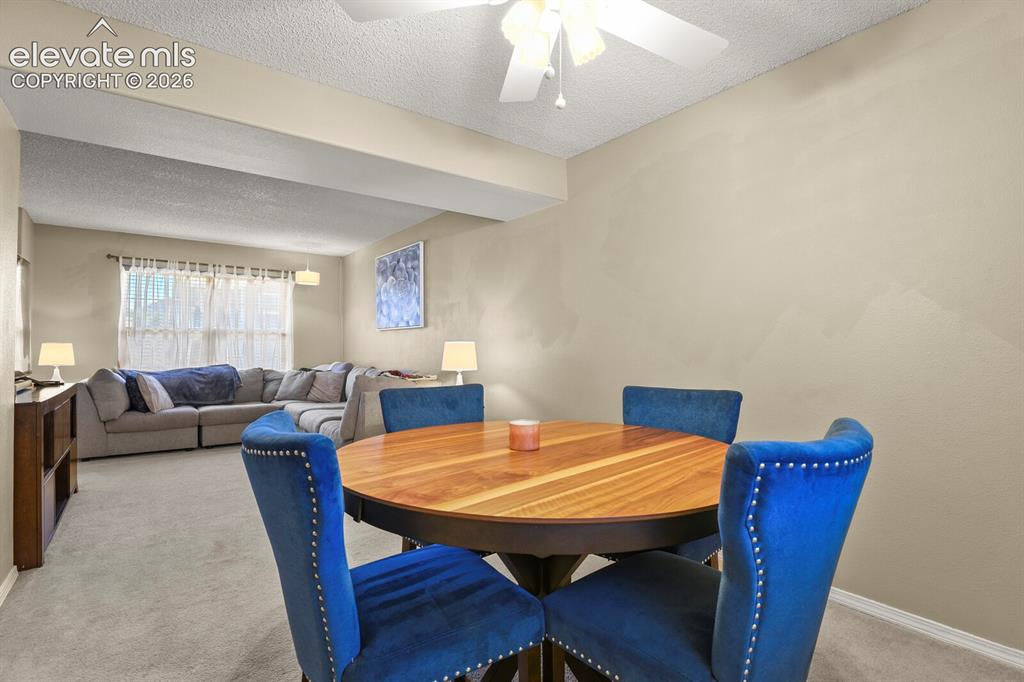 Image 16 of 44: Dining Area looking towards the Living Room.