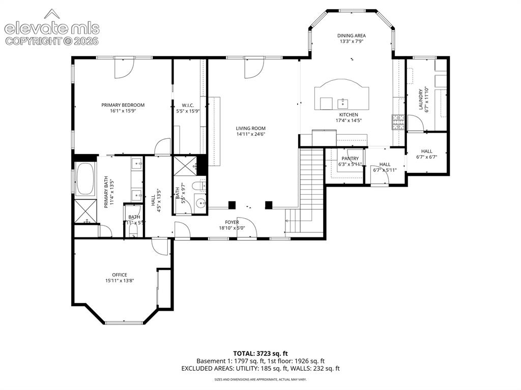 Image 43 of 44: Main floor
Floor plan