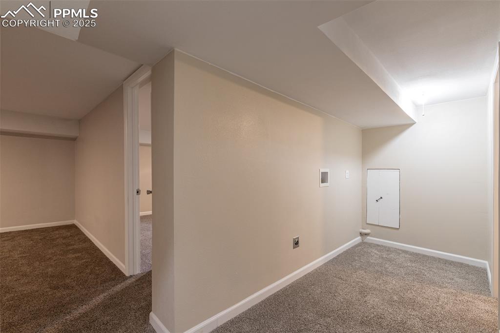 Image 19 of 35: Bonus room featuring carpet floors and baseboards