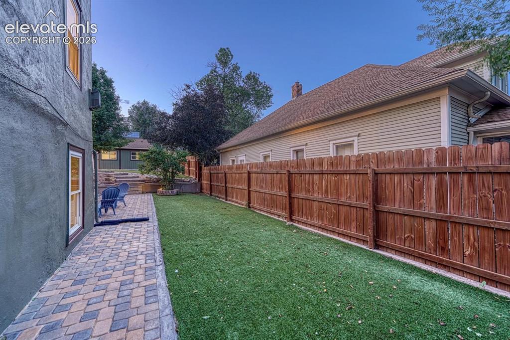 Image 44 of 50: Synthetic turf (green lawn all year!)