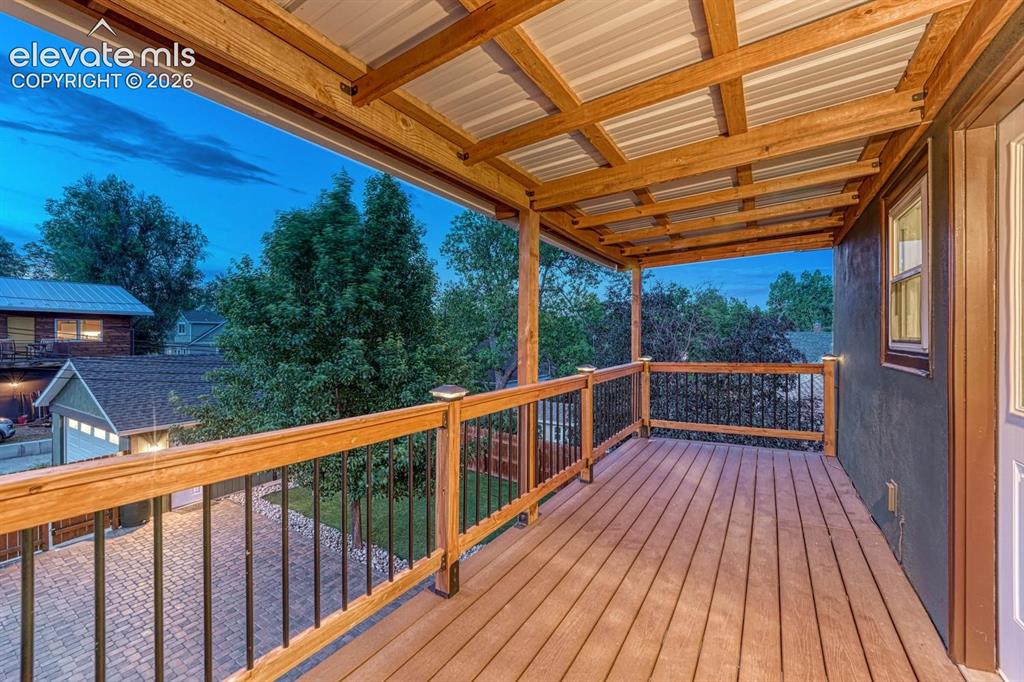 Image 46 of 50: Private balcony off the primary bedroom