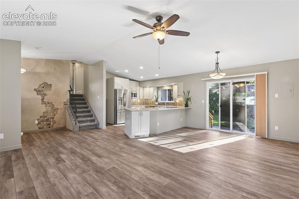 Image 9 of 32: LR/Kitchen/Dining Rm