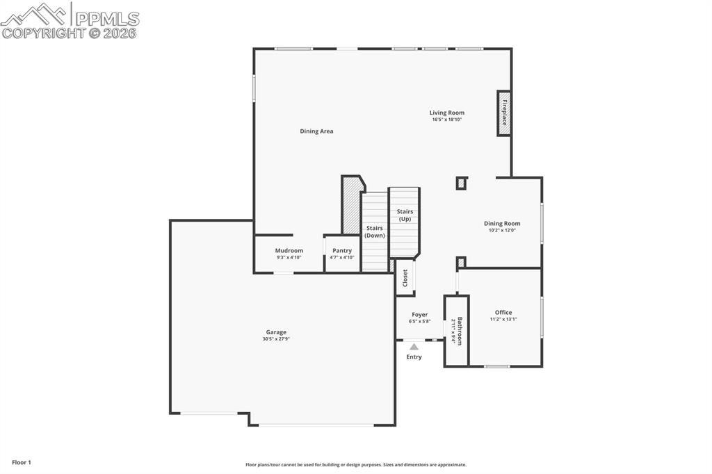 Image 43 of 47: Floor Plans 1st Floor