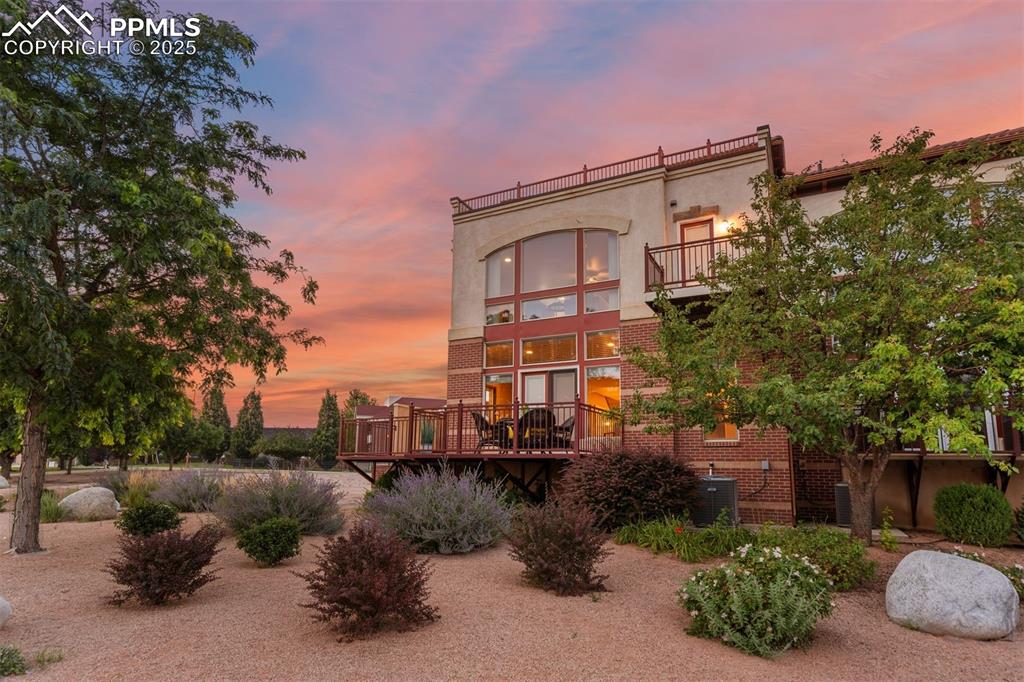 Caption: Front of Structure