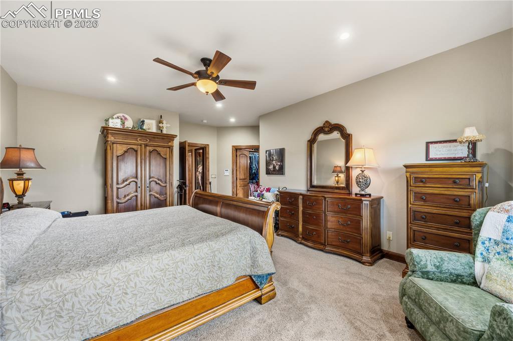 Image 17 of 45: View from bay windows toward hallway entry and closet