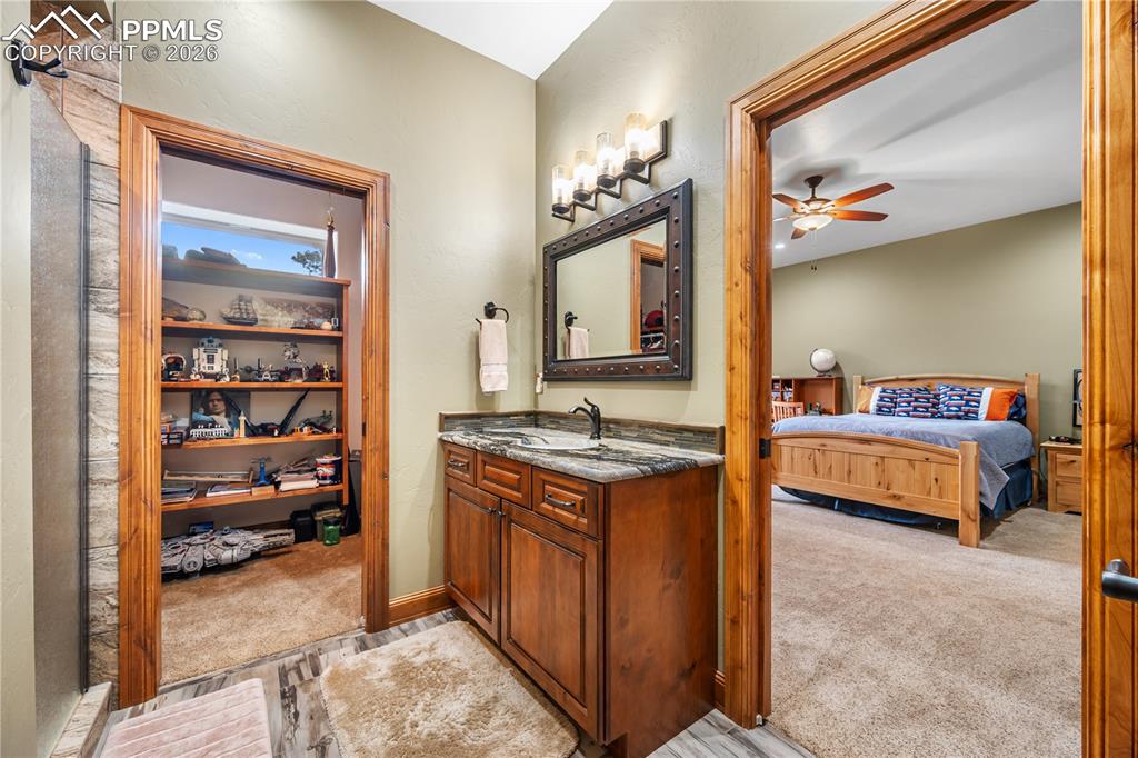 Image 33 of 45: Off Basement en-suite bedroom