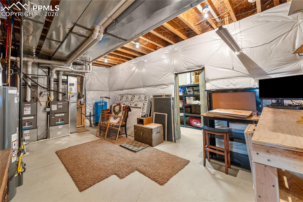 Image 35 of 45: Note entrance to vault room. Contains a bolted safe and will remain closed