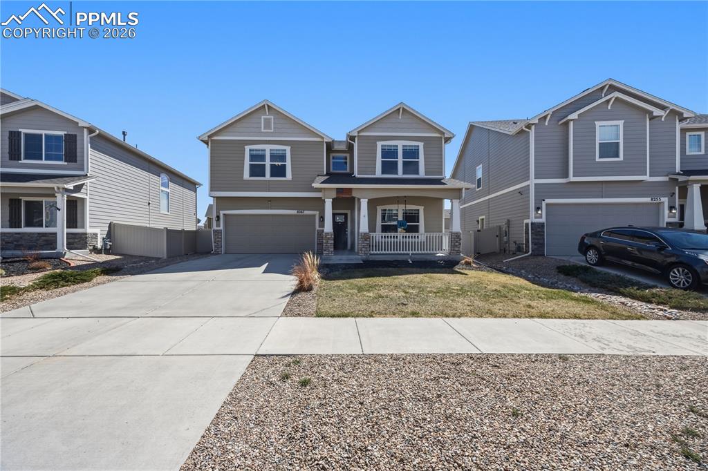 Caption: Beautifully maintained two-story home in the desirable community of Enclaves at Mountain Vista.
