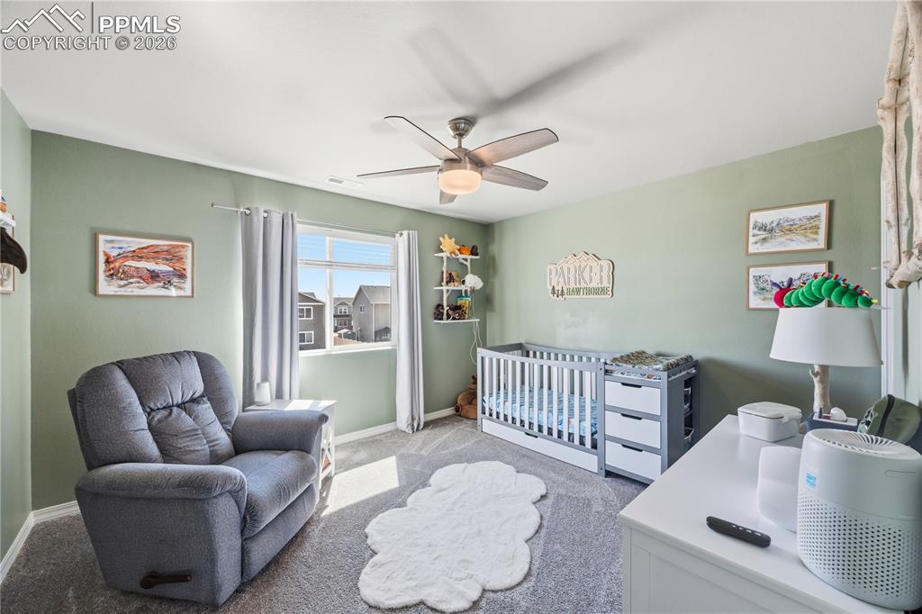 Image 21 of 41: Upper Level Bedroom #1 has a walk in closet.