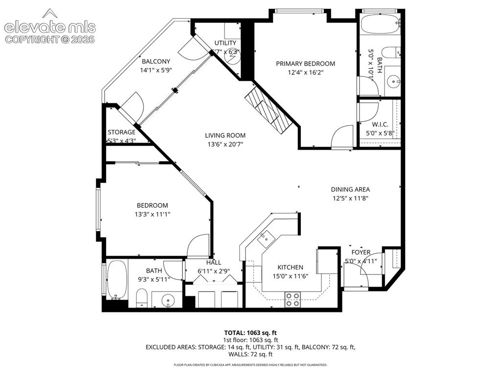 Image 21 of 23: Saddleback Ridge Condo Floor Plan