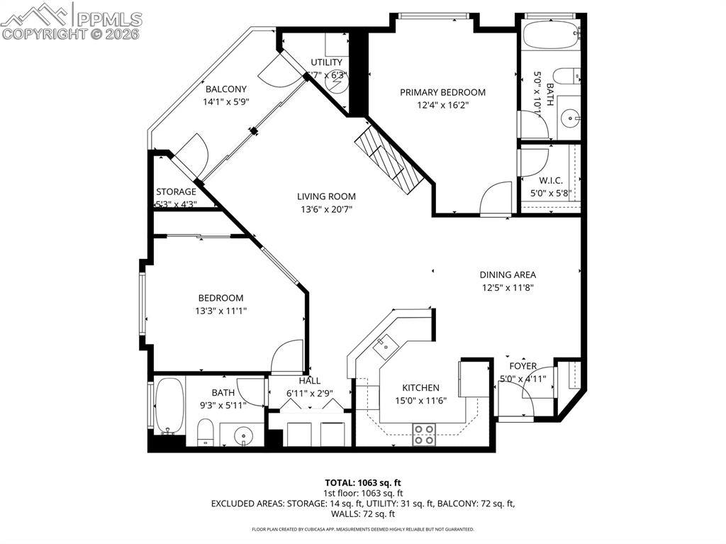 Image 23 of 23: Saddleback Ridge Condo Floor Plan