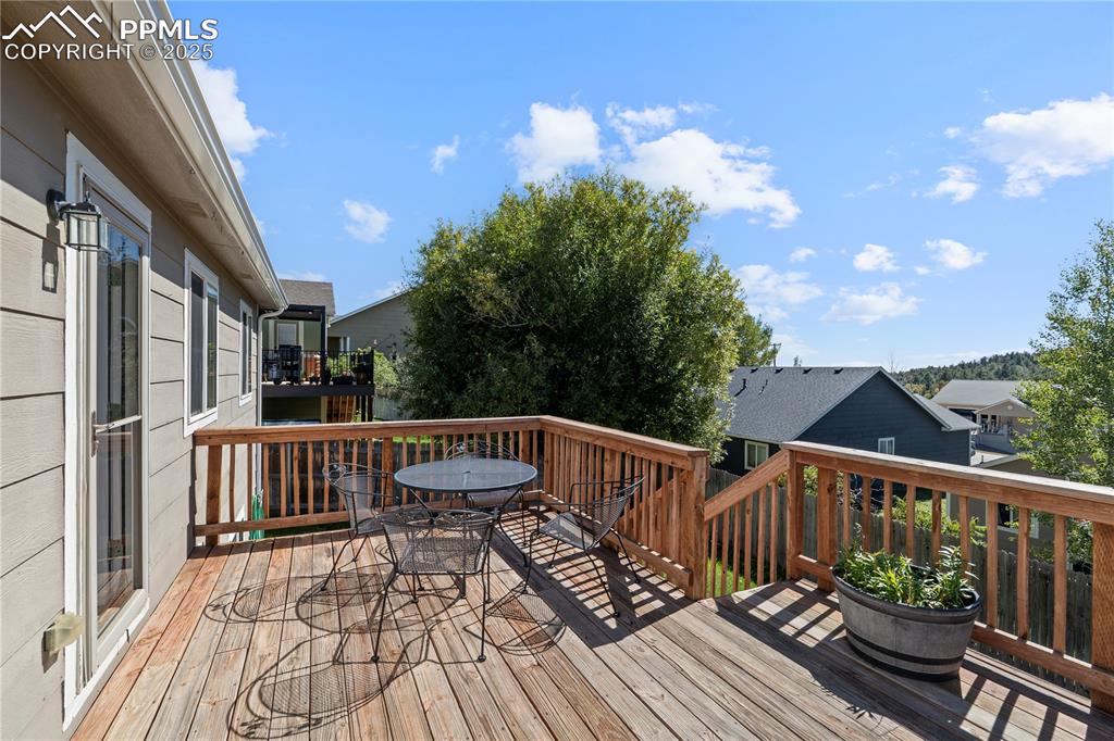 Image 29 of 37: South-facing deck gets the most sunshine!