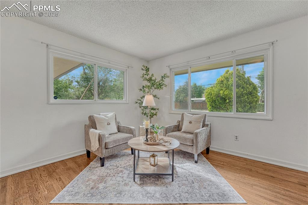 Image 12 of 43: Bright with large windows!