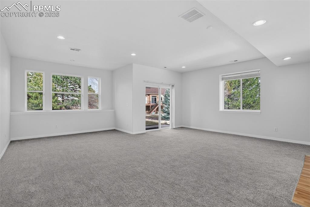 Image 27 of 43: Family Room in Basement