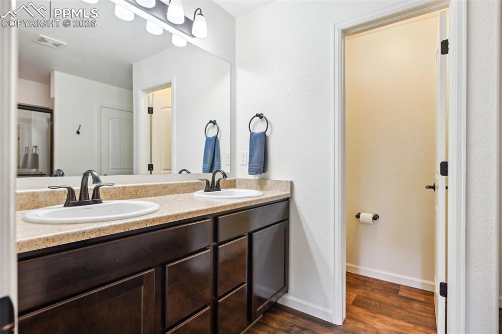 Image 20 of 33: dual vanity