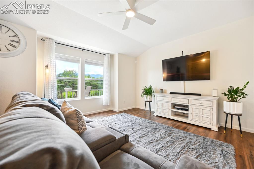 Image 4 of 33: lots of natural light pours in as this window faces the west