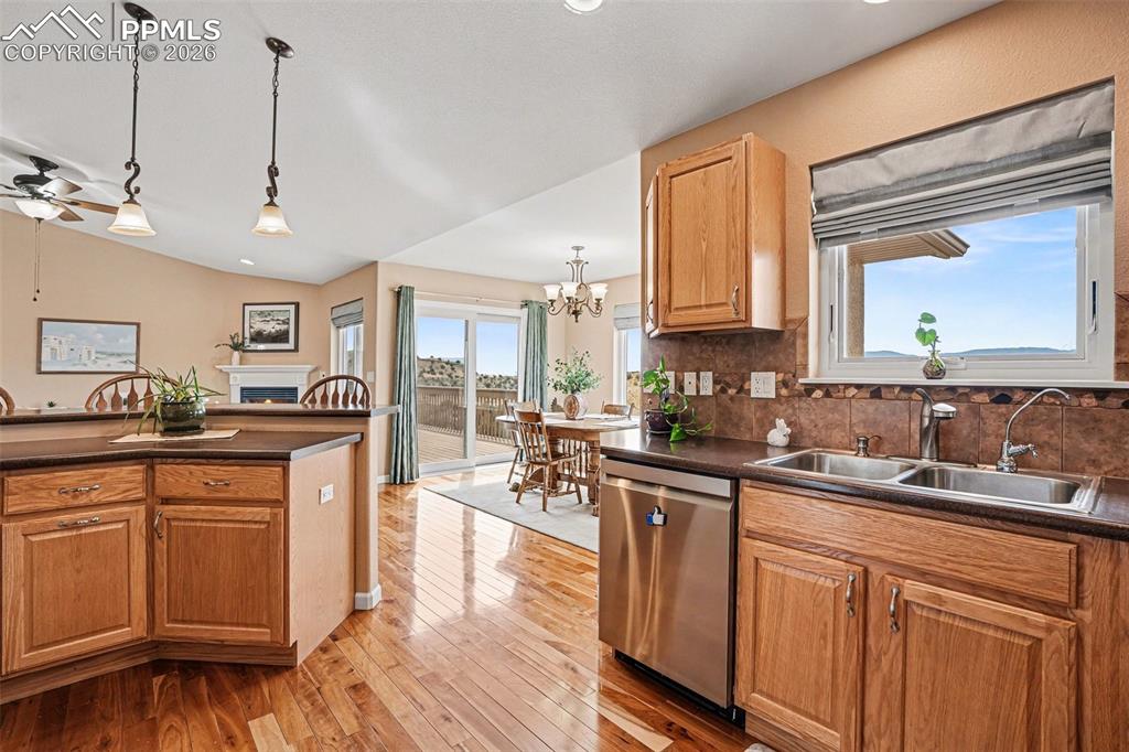 Image 15 of 47: The kitchen features an open-concept layout perfect for entertaining and ev