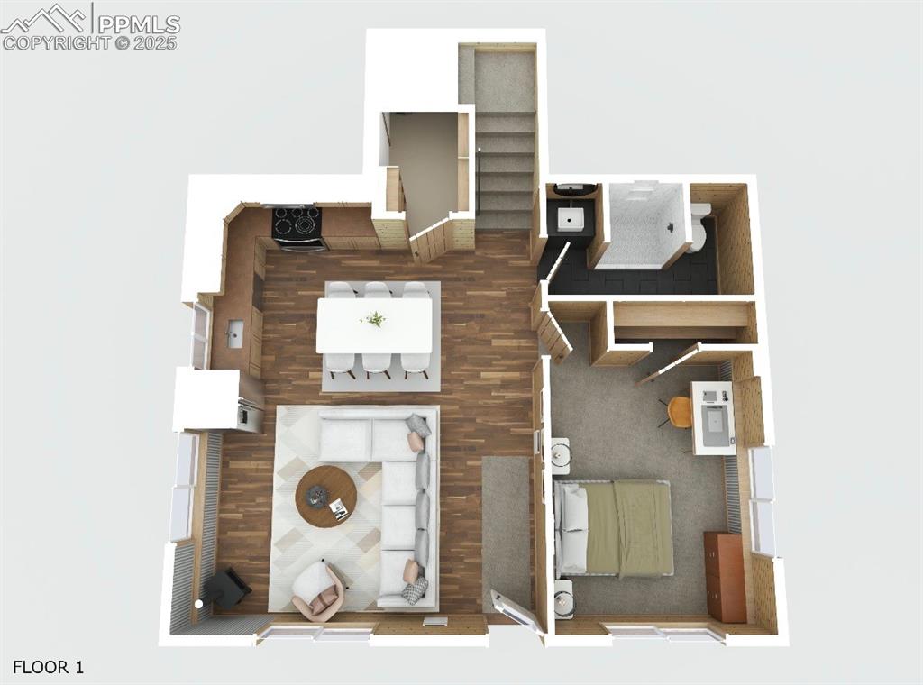 Image 38 of 45: Main level floor plan
