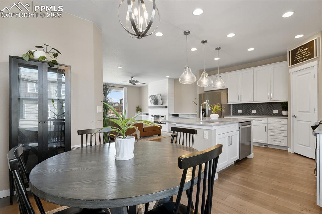 Image 12 of 34: Dining Area Into Kitchen
