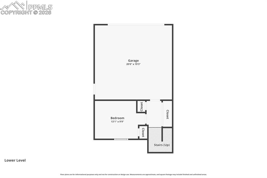 Image 34 of 34: Downstairs Layout with 1-Bedroom