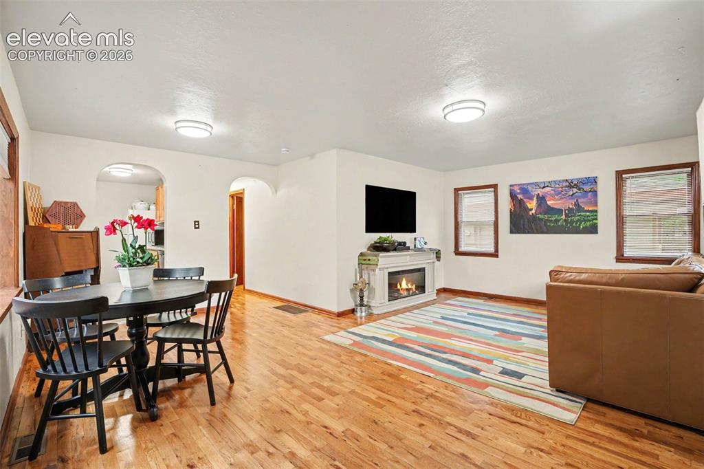 Image 5 of 24: Dining area ideal for this great room.