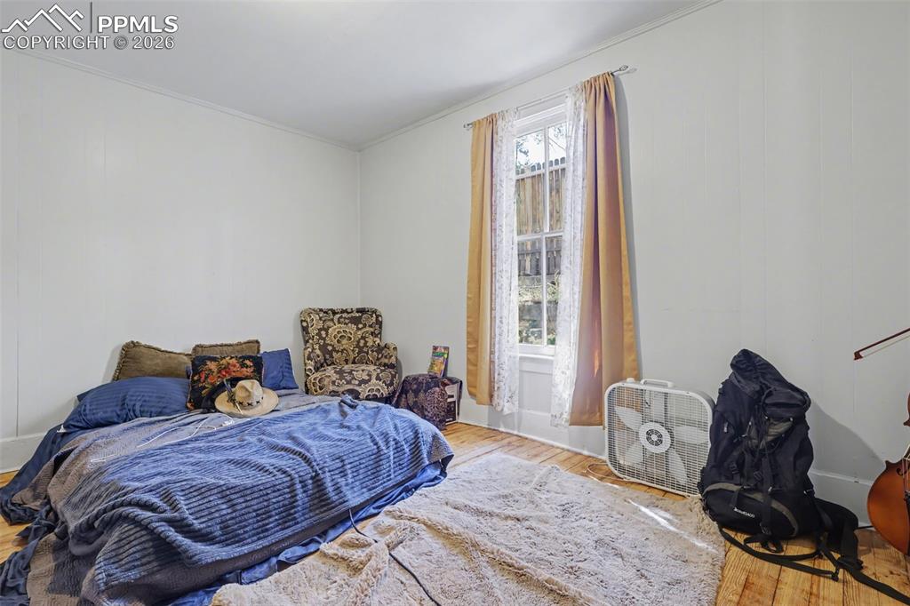 Image 43 of 46: Bedroom in cottage