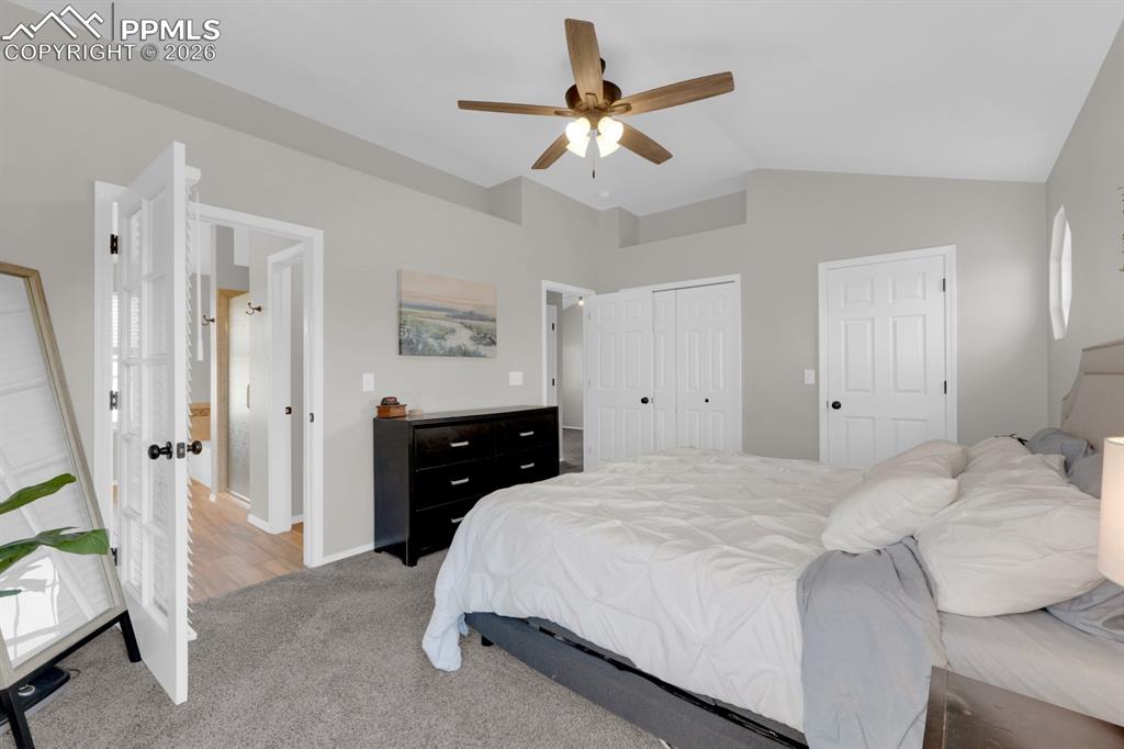 Image 16 of 39: Primary bedroom with attached 5 pc bath