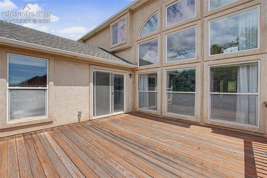 Image 37 of 50: Huge Wood Deck!