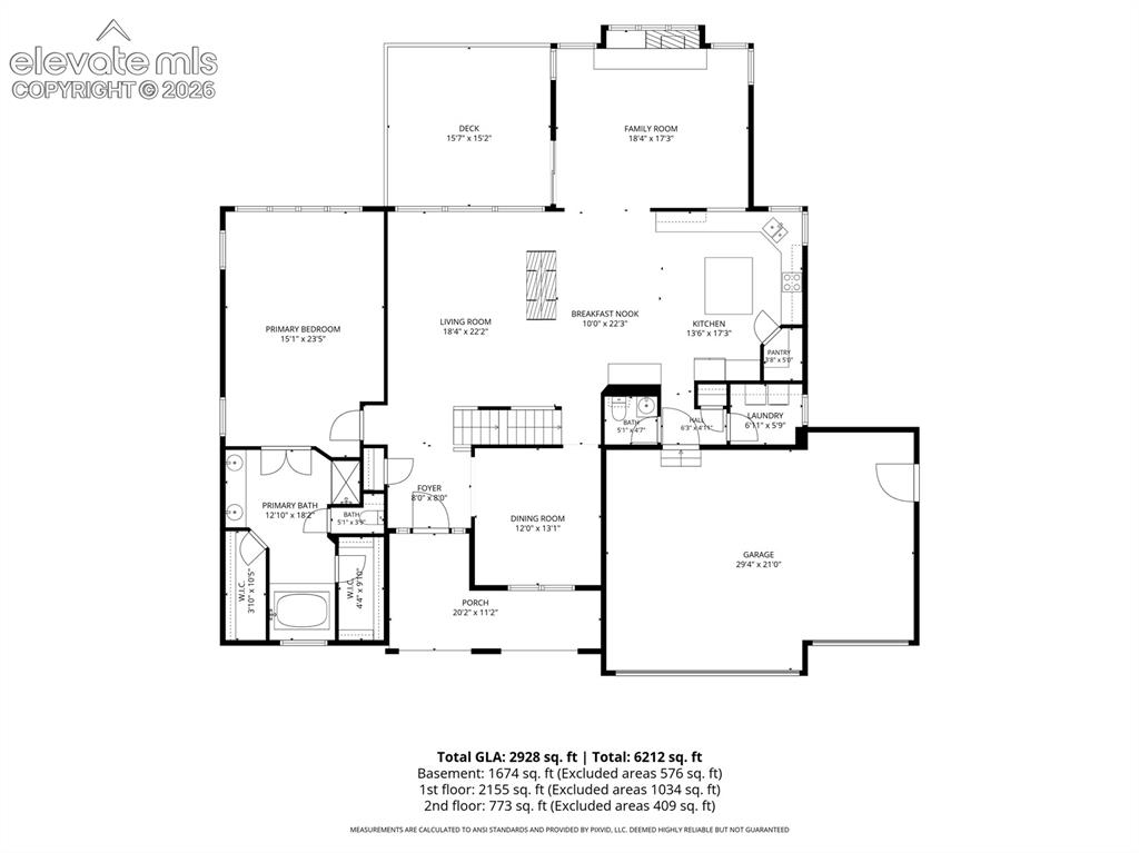 Image 48 of 50: Main Level Floor Plan!