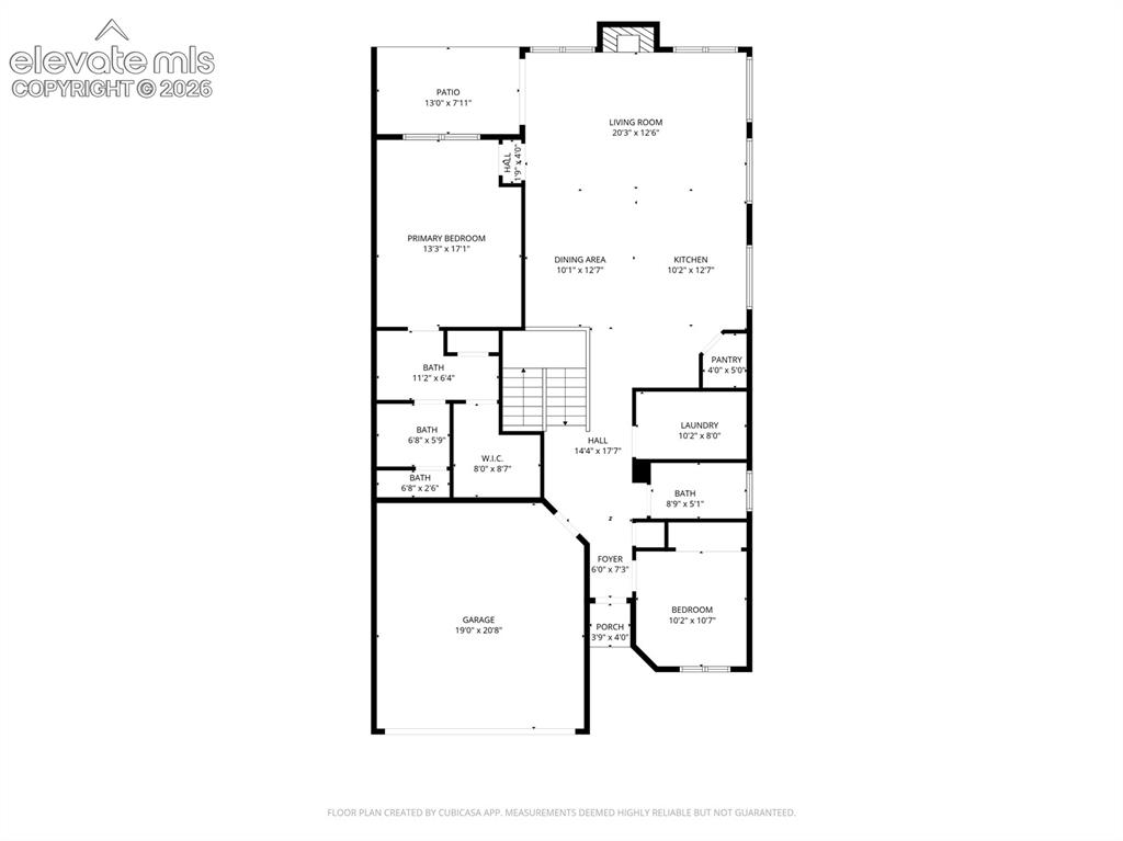 Image 40 of 42: Main Level Floor Plan