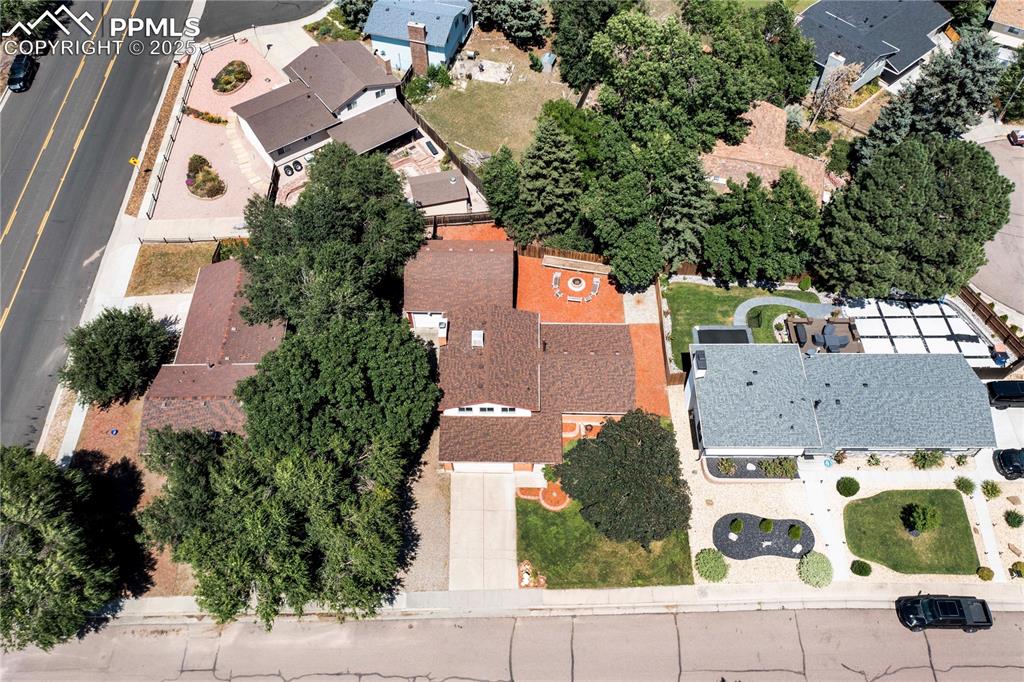 Image 49 of 50: Aerial view of residential area