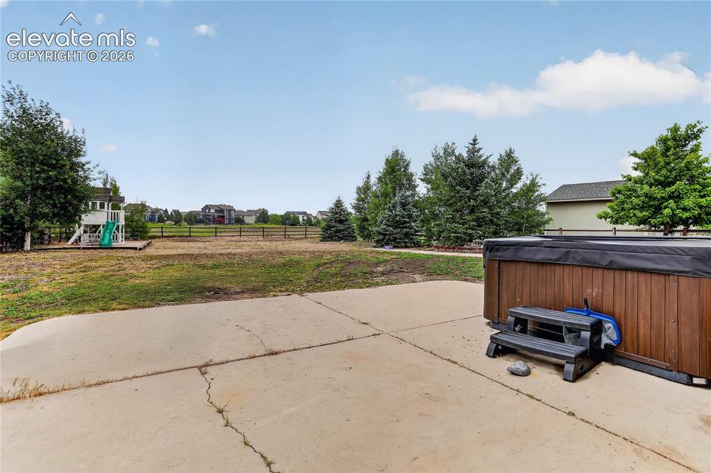 Image 26 of 29: Patio accessible from family room