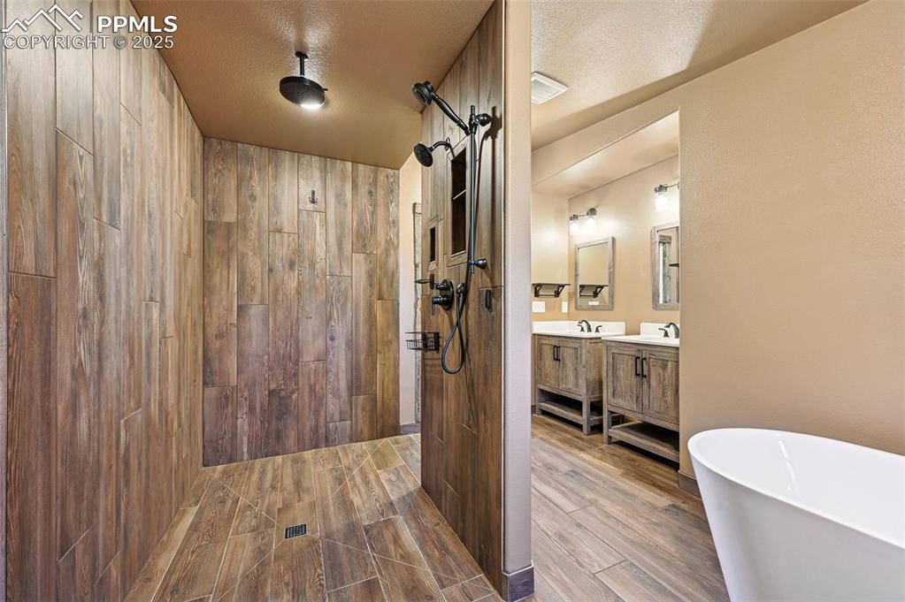 Image 26 of 50: Primary large walk-in shower