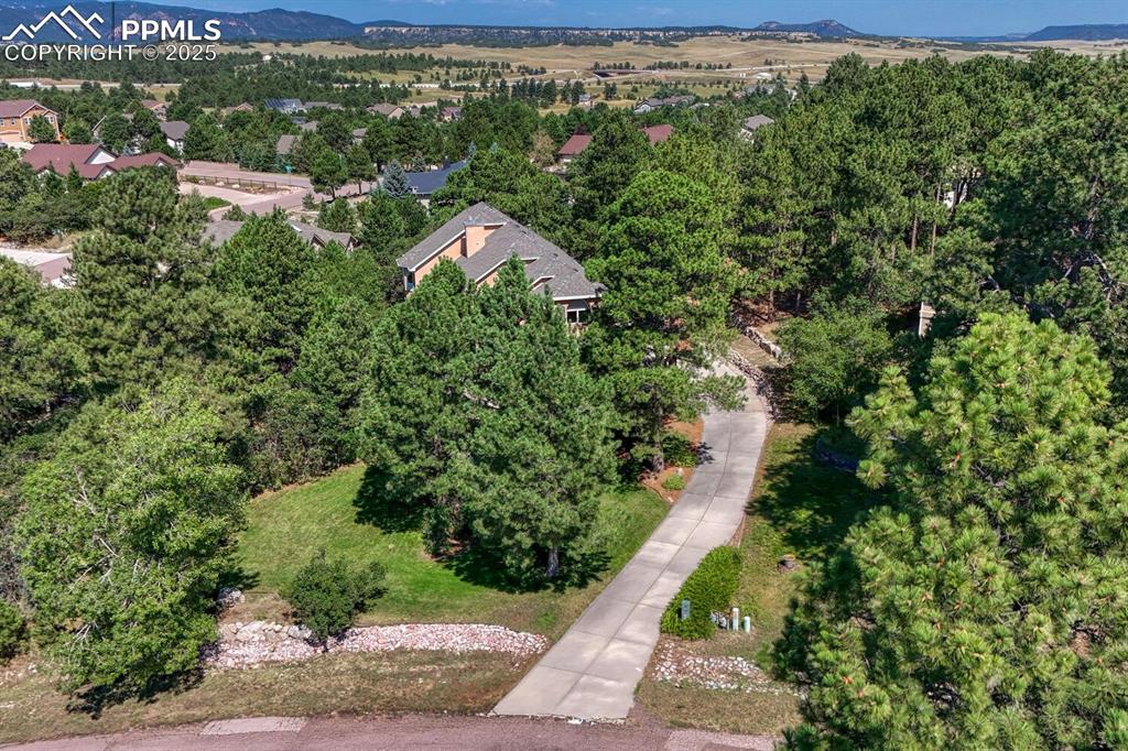 Image 48 of 48: Private, treed lot, with light!