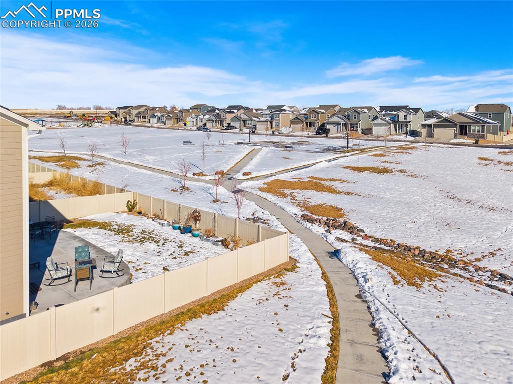 Image 35 of 41: Backs to the park and no neighbors on one side