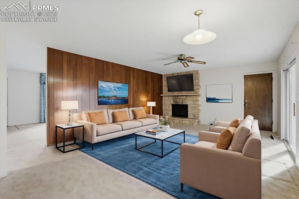 Image 12 of 50: Virtually Staged Living Room