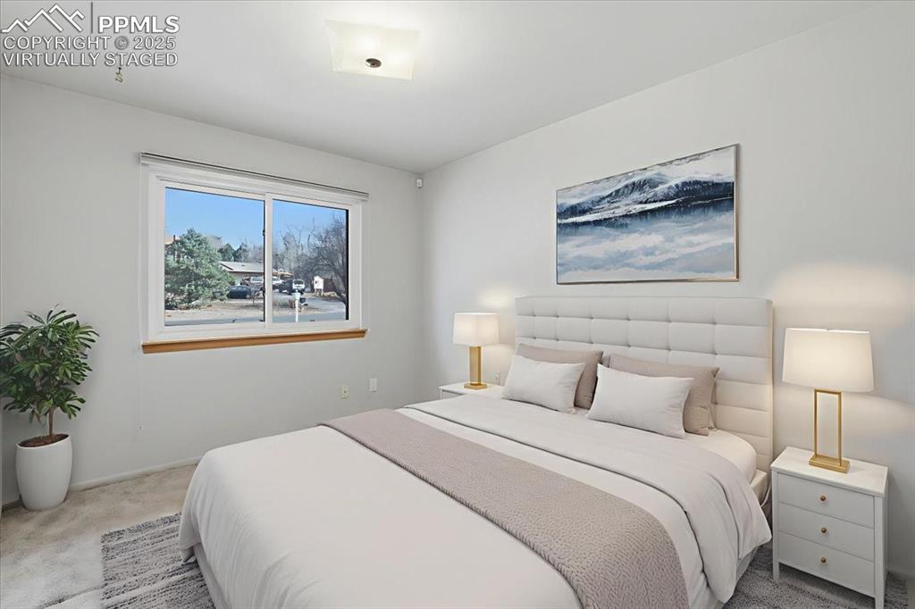 Image 16 of 50: Virtually Staged Bedroom