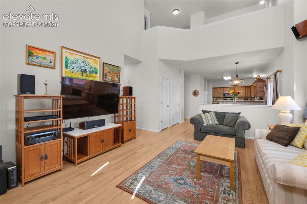 Image 12 of 50: Loft Area Overlooks The Living Room