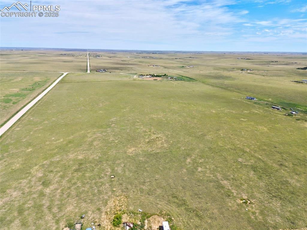 Image 40 of 44: Aerial view of sparsely populated area