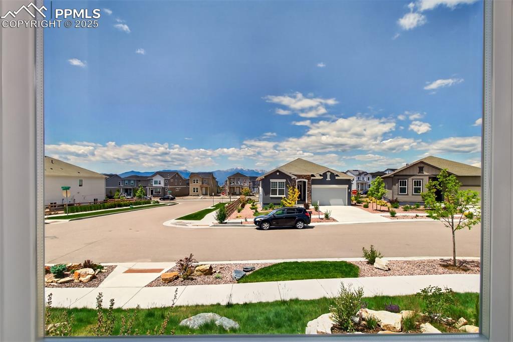 Image 20 of 48: View of Pikes Peak from the office window