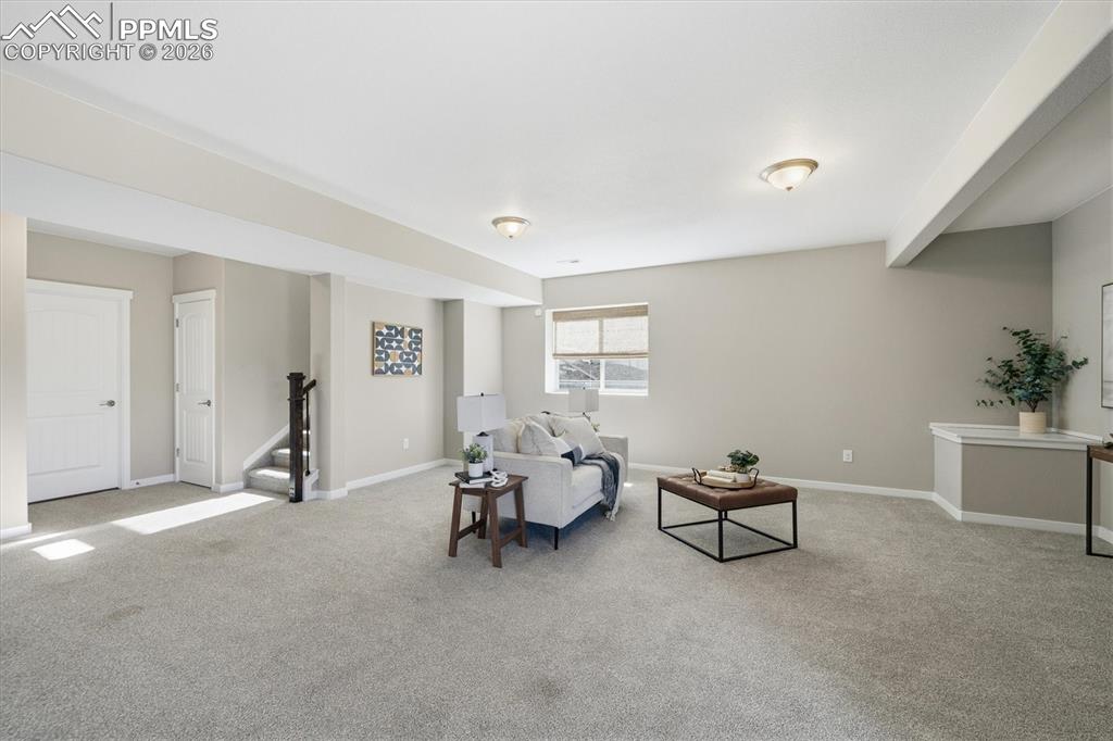 Image 28 of 44: Basement Rec Room