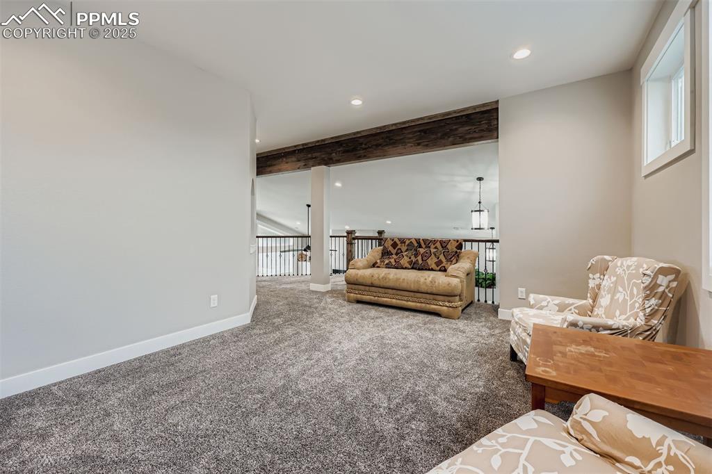 Image 22 of 42: Loft is a great bonus living area.