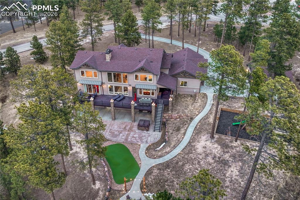 Image 46 of 50: Back side of home. 