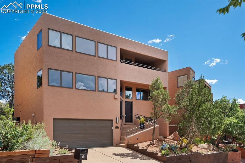 Caption: Front of Structure