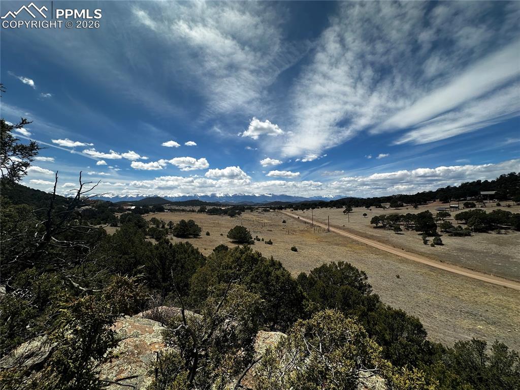 Caption: View south from build site