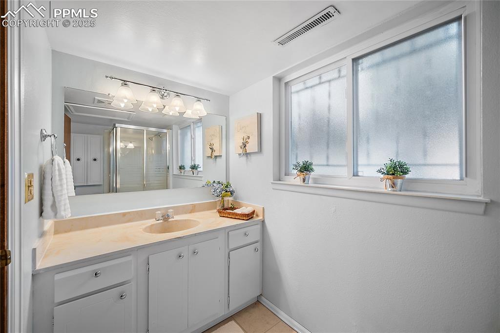 Image 27 of 41: Lower level bathroom